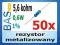 Rezystor metalizowany 5K6 _ 5,6 kohm 1% 0,6W 50szt