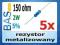 Rezystor metalizowany 150R _ 150 ohm 5% 2W _ 5 szt