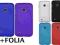 Etui gumowe MAT SHINY Nokia LUMIA 530 +FOLIA