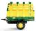 TOYS Rolly Toys Przyczepa do trakrora, zółta