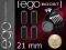 Ego Boots Professional wałki indukcyjne 4 szt 21mm