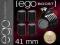 Ego Boots Professional wałki indukcyjne 4 szt 41mm