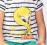 t-shirt top NEXT DISNEY tweety 3 6 msc 62 68