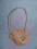 KOSZYK KOSZYCZEK KOSZ KAPELUSZOWY PASTEL WIKLINOWY