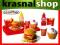 SMOBY ECOIFFIER ZESTAW OBIADOWY FAST FOOD 2623