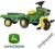HIT! JOHN DEERE Z PRZYCZEPKĄ PIĘKNY I WYTRZYMAŁY!