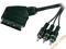 Kabel SCART/RCA SpeaKa Professiona, czarny 10 m