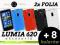 NOKIA LUMIA 620 | Etui Pokrowiec s-line + 2x Folia