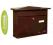ZoneHome Skrzynka na listy-stalowa,brązowa 26156
