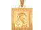 Złoty medalik komunia chrzest 585 14k 34963
