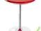 STOLIK BAROWY OKRĄGŁY ABS CZERWONY - BISTRO UNIQUE