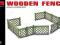 WOODEN FENCE - MiniArt - 1:35 - 35551