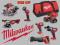 MILWAUKEE M18 CPP6A-402B wkrętarka piła szlifierka