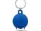 Okrągły brelok z plastikowym żetonem RINCO nieb.