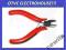 Szczypce mini 120mm boczne SILVER  ucinaczki