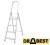 Drabina STALOWA 4 stopniowa DRABEST