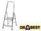 Drabina ALUMINIOWA 2 stopniowa 125kg DRABEST
