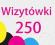 Wizytówki 9x5 250 szt OFFSET 4+4  JAKOŚĆ i PRESTIŻ