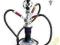 Fajka Wodna Shisha 51cm 3 węże + melasa +brykiet