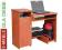Biurko komputerowe KBC01 pcv wenge olcha + GRATIS