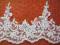 Koronkowa taśma, haft do sukni ślubnej