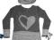 SWETER KOMIN BLUZKA TUNIKA roz.152 SERCE