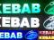 Reklama panel Led Tablica świecąca 230 KEBAB KEBAP