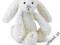 JELLYCAT Kremowy króliczek BASHFUL BUNNY 18cm mały