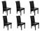 160320 - KRZESŁA JADALNIANE BRĄZOWE (6 szt) HIT