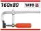 ŚCISK STOLARSKI KUTY 160x80 mm ŚCISKI STOLARSKIE