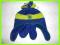 Polarowa czapka i rękawiczki 92-104