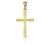 Krzyżyk złoty diamentowany próba 585 0.84g