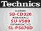 Technics SL-PS670D, SU-V500, SB-CD320 100% SPRAWNY