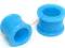 Tunel tunele silikonowe do ucha błękitne 16mm