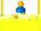 LEGO BIDON CHIMA NIEBIESKI 0126