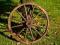Koło drewniane od wozu, SZTUKA LUDOWA, FOLKLOR