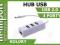 Najszybszy HUB USB 2.0 z 4 portami USB -bialy