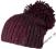 Barts Jabba aubergine pompon *W-Wa