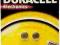 Bateria Duracell LR54 L1131 AG10 LR1130 *2 sztuki