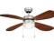 WENTYLATOR SUFITOWY CLASSIC III - ŻYRANDOL LAMPA