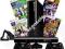 KONSOLA XBOX 360E 250GB+2 PAD+KINECT+33GRY+DODATKI