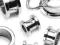 TUNELE PLUGI 316L STAL CHIRURGICZNA TUNEL 1,2 mm