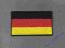 NIEMCY flaga Termo naszywka od MOTOHAFT Niemiecka