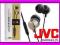JVC HA-FR41N METAL SŁUCHAWKI DOKANAŁOWE + MIKROFON