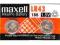 Baterie Maxell Alkaline LR1130 1,5V cena za 2 szt.