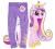 MY LITTLE PONY fiolet PRINCESS CADANCE r. 98  D439