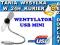 WENTYLATOR USB WIATRAK NA UPAŁ MINI WIATRACZEK HIT
