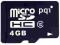 Karta pamięci PQI microSDHC 4GB class10 adapter SD