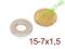 MAGNES NEODYMOWY 15-7x1,5 PIERŚCIENIOWY 15x7x1,5