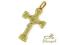 WYPRZEDAŻ -50%! Piękny złoty krzyżyk próby 585